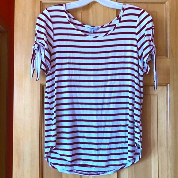 Green Envelope Tops - 🤍Green Envelope Stripe Top